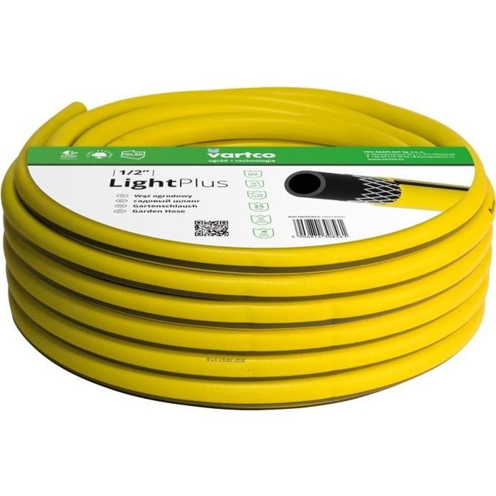 Vartco Light Plus 1/2 tuyau darrosage longeur 50m 3 couches