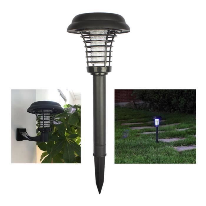 Lampe Anti Moustique Solaire A Led Anti Insecte Exterieur Lampe Uv