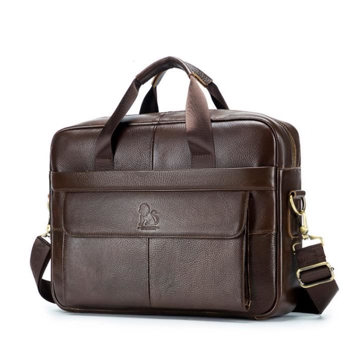 Sacoche cuir ordinateur 14 pouces sales