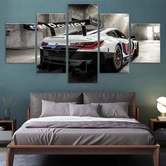 Poster BMW E92 M3 Sur Toile 30x45cm - Décoration Murale Voiture - Pour Salon Et Chambre