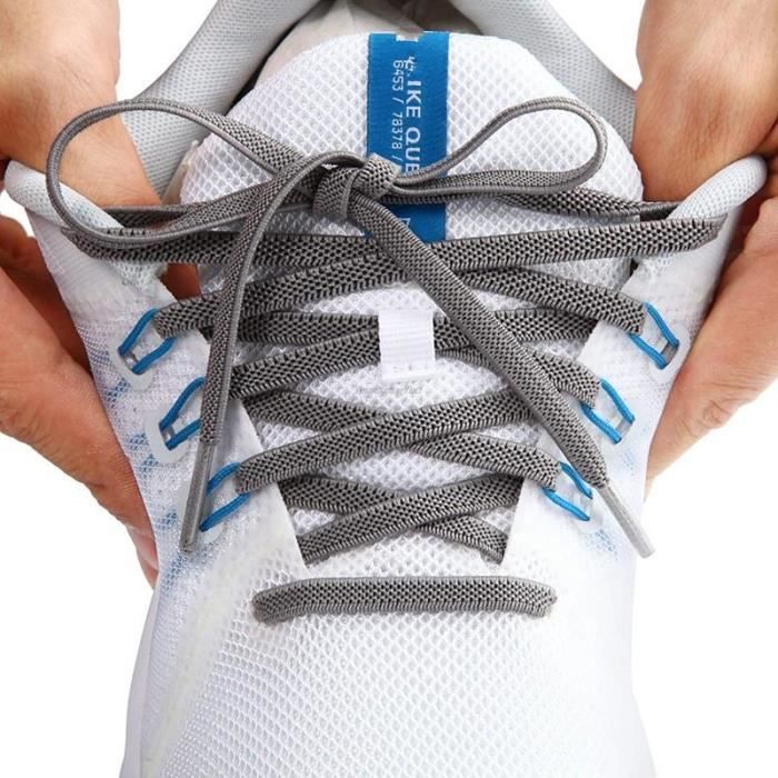 Lacet gris plat sales
