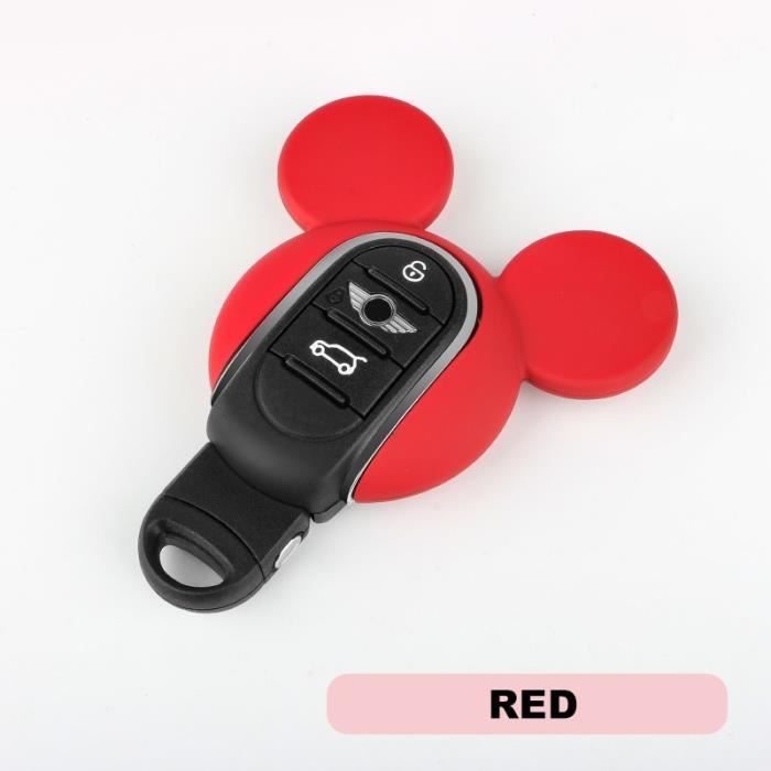 Coque clé,Étui de protection pour clé de voiture Mini Cooper, accessoire de  protection pour clé de voiture, avec nœud - Type Red - Cdiscount Auto