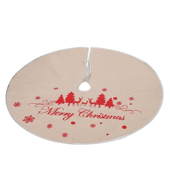 Cache-pied De Sapin De Noël SALCAR – Peluche Flocon De Neige Argenté, Diamètre 80 Cm, Lavable - 14