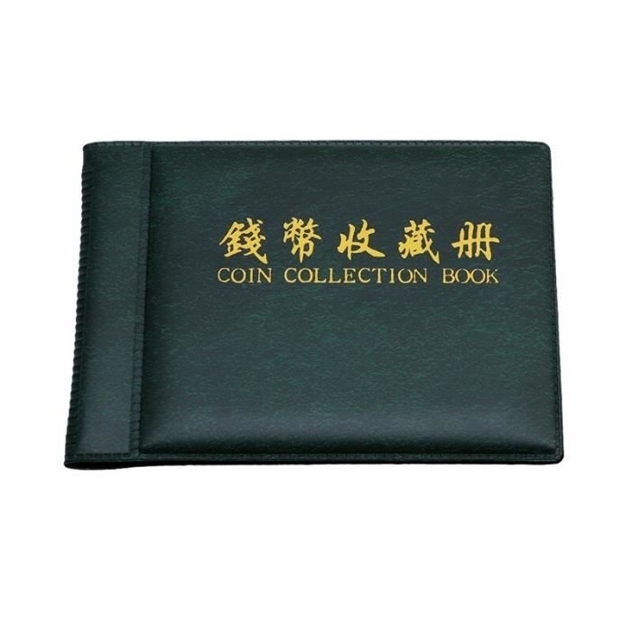 Vert Album De Collection De Billets De Banque, Pochette À Monnaie, Rangement De 20 Pages