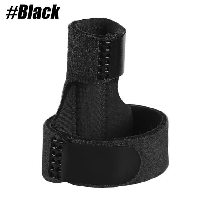 La couleur noire attelle de doigt réglable pour tous les doigts, soulagement de la douleur, en La couleur noire attelle de doigt réglable pour tous les doigts, soulagement de la douleur, en