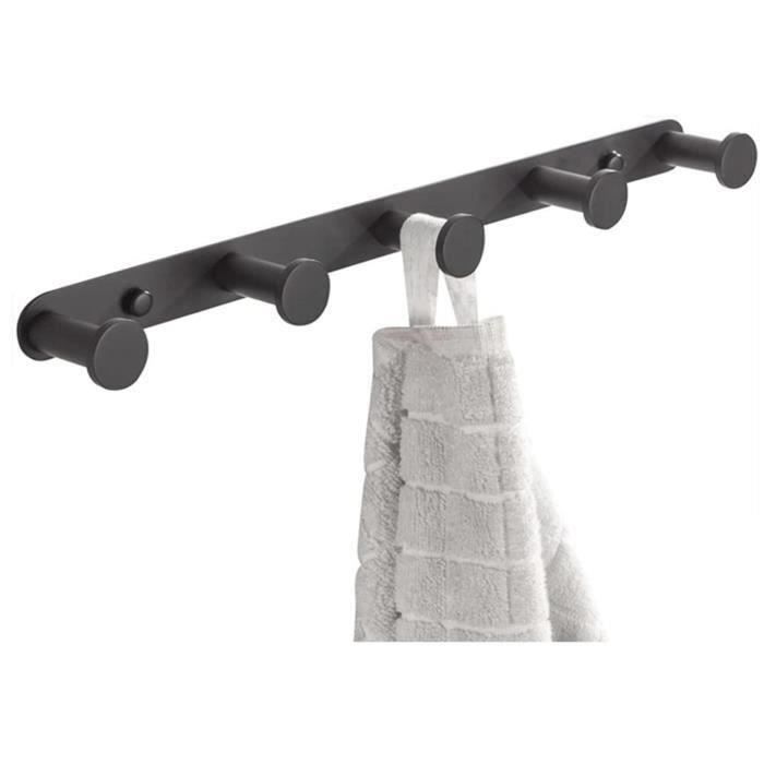 Patère Pliable Blanc 5 Crochets - Maison