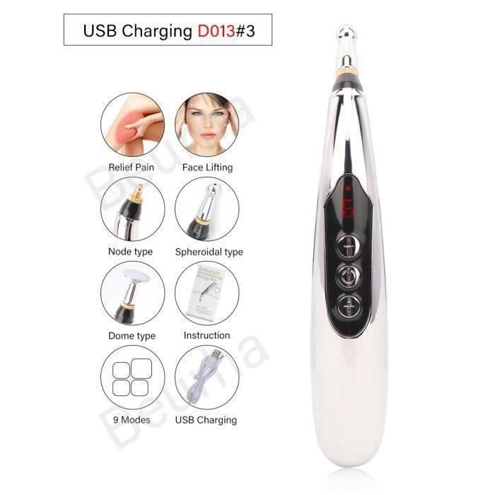 Stylo Masseur énergétique Pour Méridiens - Appareil De Massage Corporel, Neuf Générique