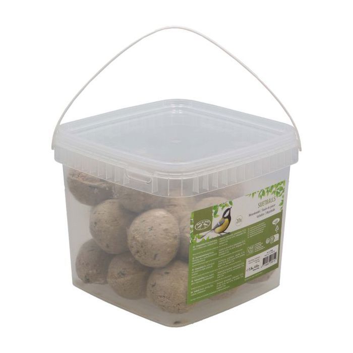 Best For Birds - Boules de graisse dans un seau 20 pièces