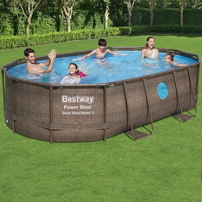 Piscine Tubulaire Bestway 4 88m X 3 05m X 1 07m Filtre A Sable Swim Vista Achat Vente Piscine Piscine Tubulaire Bestway Cdiscount