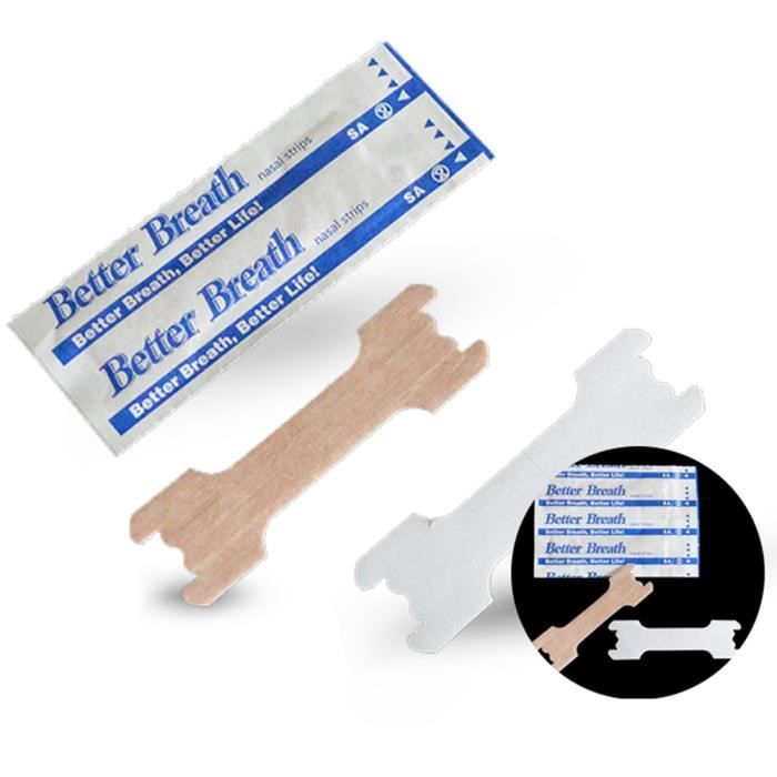 50 pcs mieux respirer mieux bandes nasales adulte arreter le ronflement bande de soins de sante achat vente decoration de voiture cdiscount