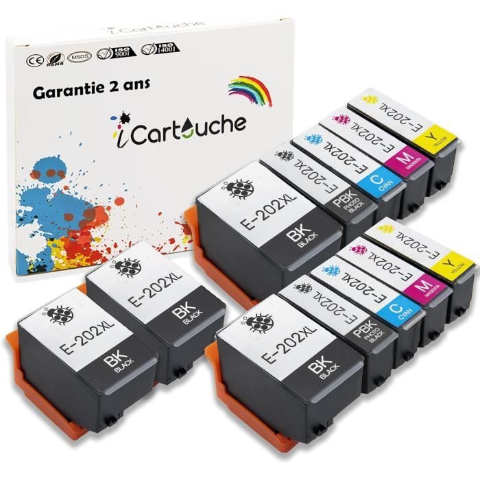 Wordsworth & Black - Pack de 30 cartouches de stylo à encre - Couleurs