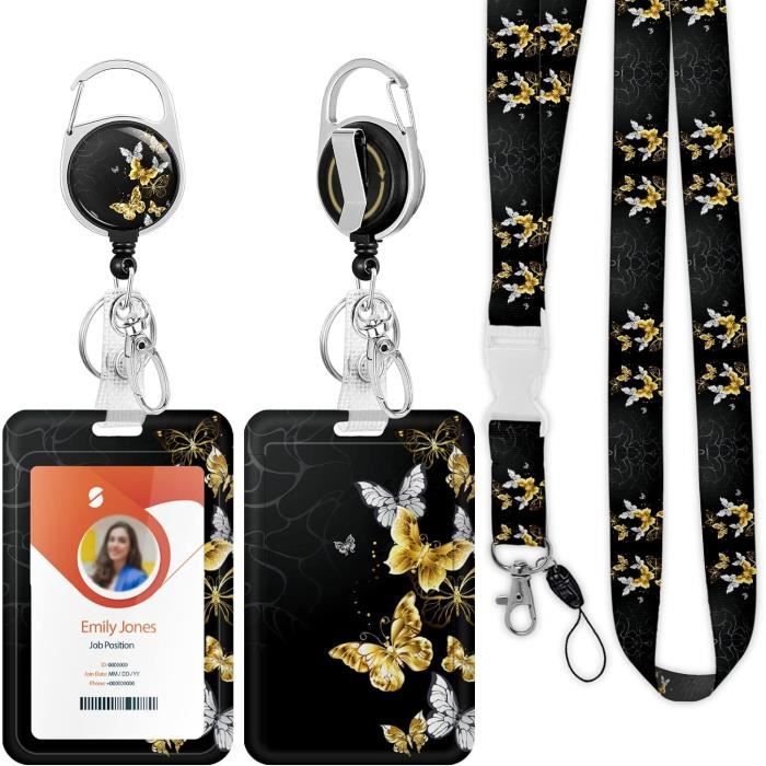 IGadgitz Home U6925 - Porte Badge Enrouleur ID Badge Rétractable Porte-Clés avec Câble de 66 cm - Paquet de 5 - Noir - Beaux-Arts et Loisirs créatifs IGadgitz Home U6925 - Porte Badge Enrouleur ID Badge Rétractable Porte-Clés avec Câble de 66 cm - Paquet de 5 - Noir - Beaux-Arts et Loisirs créatifs