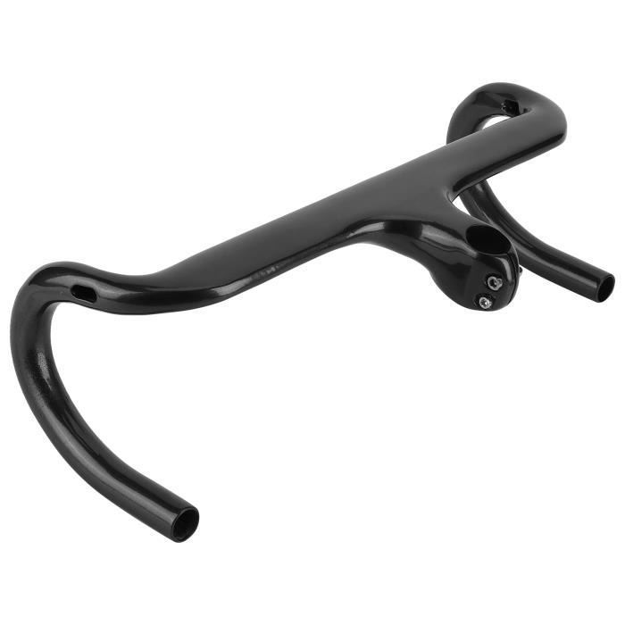 Guidon Vélo De Route Carbone Intégré Avec Potence - Largeurs 400/420/440 Mm, Neuf, Garantie 1 An
