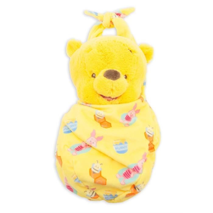 Disney Parcs Bebe Winnie L Ourson Dans Une Couverture Poche En Peluche Avec De Nouvelles Balises 1a3prr Cdiscount Jeux Jouets