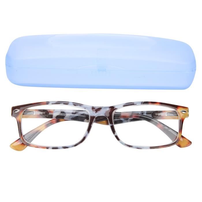 Lunettes Anti Lumière Bleue Femme - Monture Carrée Surdimensionnée, Verres Sans Correction, Anti-fatigue - 5