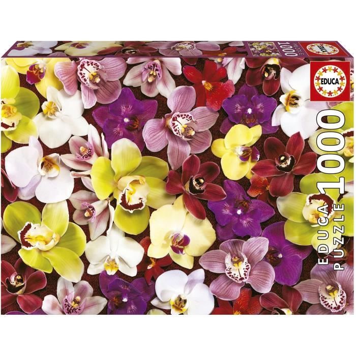 COLLAGE ORCHIDÉES - Puzzle de 1000 pièces
