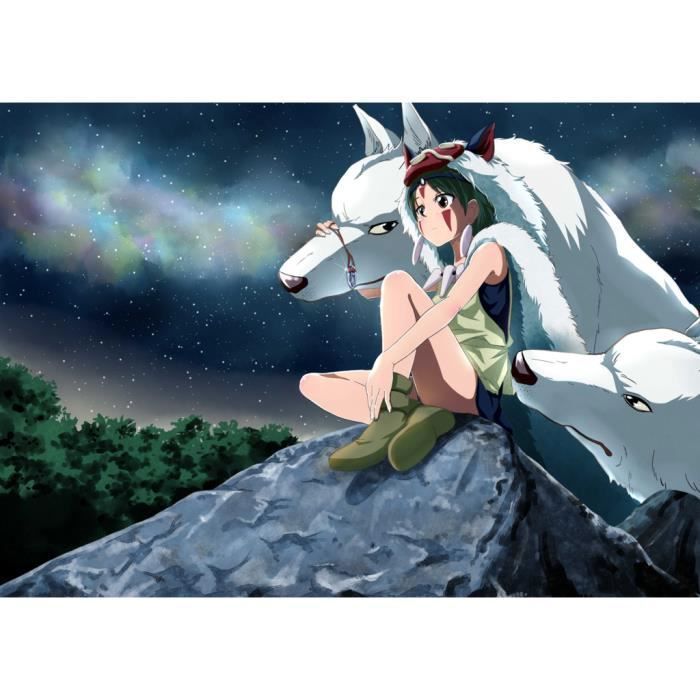 Poster Affiche San Princesse Mononoke Hayao H. Miyazaki Manga