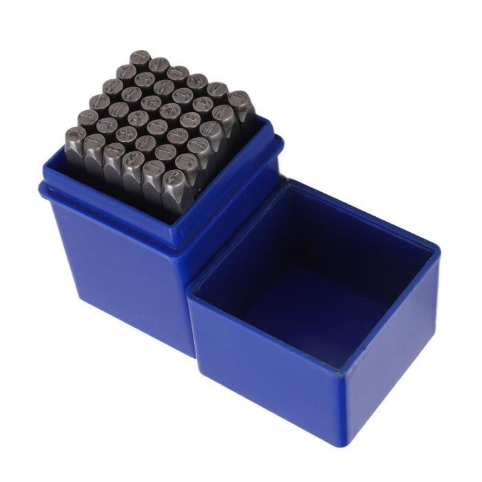Set de poinçons à frapper ImpressArt - 3 mm - chiffre de 0 à 8