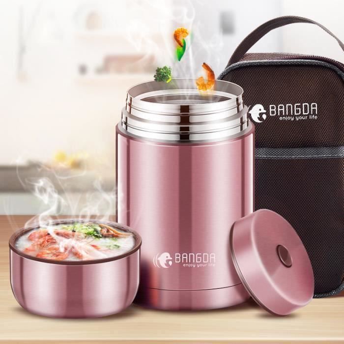 Boîte Isotherme Repas Torven 1200ml - Garde Au Chaud 6h, Acier Inox 18/10, étanche - Avec Cuillère