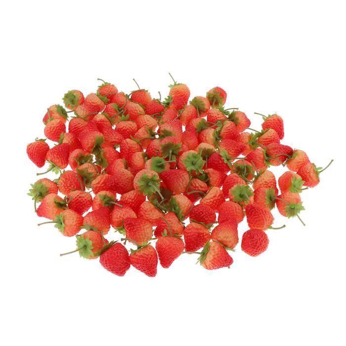 10 Morceaux Miniature Faux Pastèque Artificielle Fruits Jouet Pour