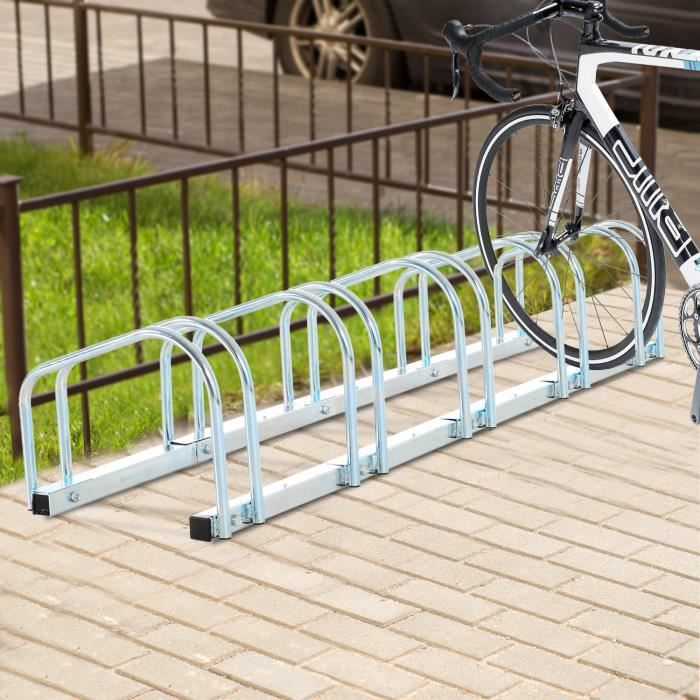 Homcom V/élo de support Support Support Support Support v/élo en acier galvanis/é 4/ tailles