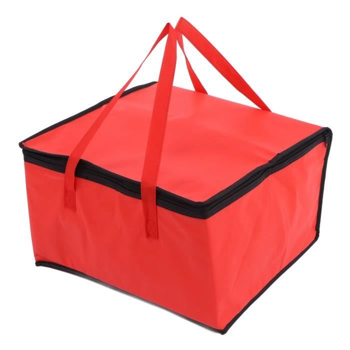 hurrise sac de livraison de pizza sac isotherme chauffe-tissu non tissé multi-taille gardant le sac isolant portable au four en