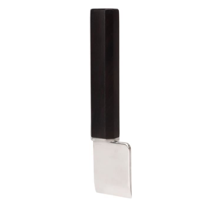 Couteau De Maroquinerie - Lame Acier Inox, Manche Bois De Santal - Pour Coupe, Biseautage Et Amincissement Du Cuir - 2