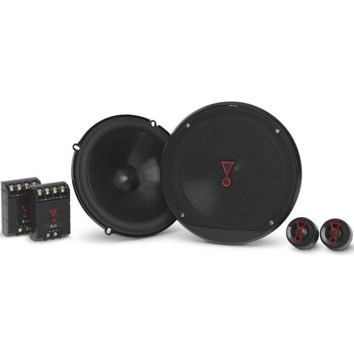 hauts parleurs d'aigus et filtres Ensemble d' enceinte voiture à composants de 210 watts avec haut parleurs de 16-17 cm JBL Club 602CTP Système haut parleur voiture à 2 voies de Harman Kardon 