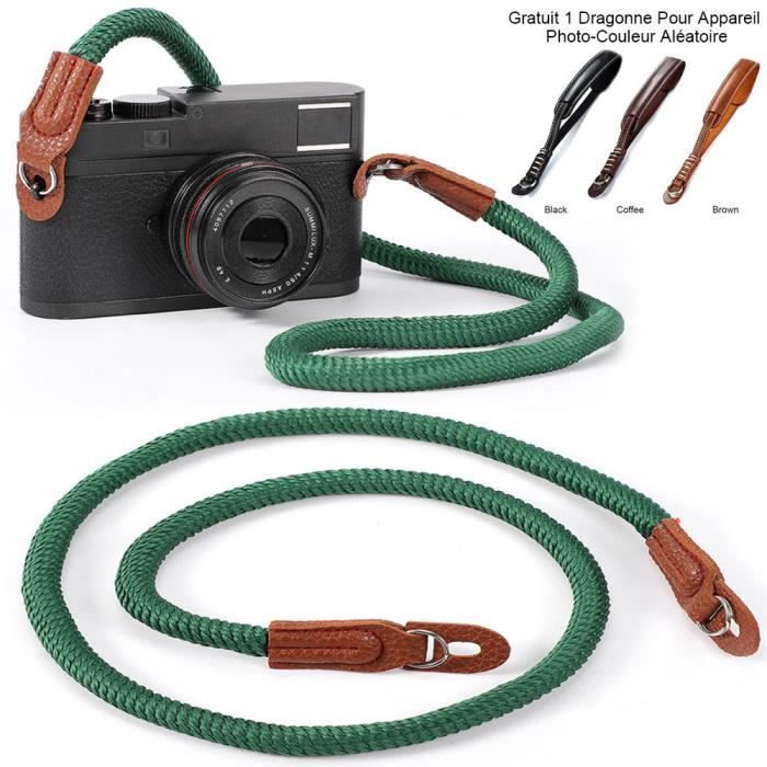 Dragonne En Coton MegaGear Pour Appareil Photo Reflex – Réglable, Universelle, Confortable, Anti-chute