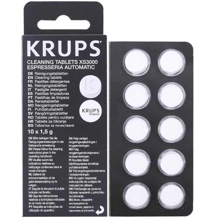 Détartrant Tablettes de nettoyage pour Krups XP7240 - KRUPS - 10
