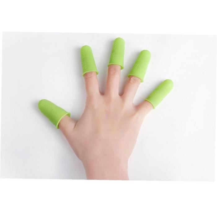 WOW Protégez vos doigts Anti-Scald Coupures Silicone Doigt Logement à haute température résistant à la température antidérapante