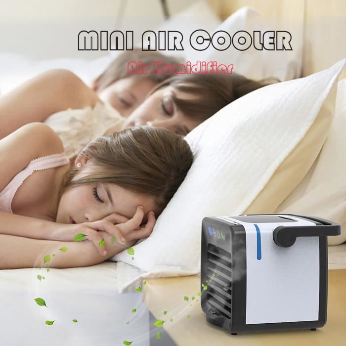 Climatiseur Portable Pour Pièce, Ventilateur Rechargeable Refroidisseur Dair Personnel A 3 Vitesses Ventilateur De Climatisation Avec Reservoir Deau 88286197
