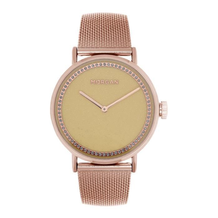 Montre Femme MORGAN MG 026 2EM Chic Achat vente montre Femme Adulte Noir Cuir Cdiscount