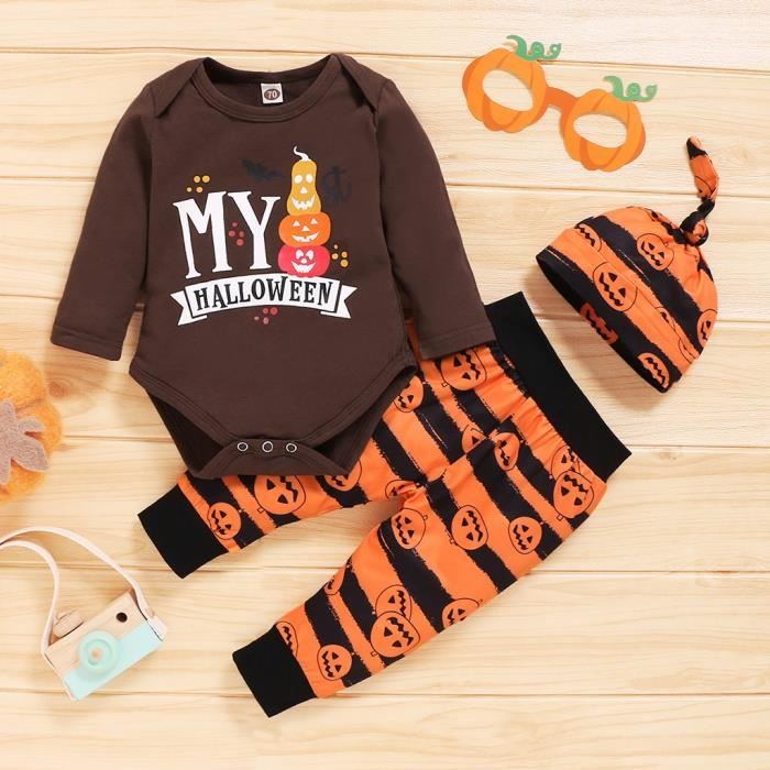 Costume Halloween Bébé Garçon Ensemble 3pcs Mon Premier