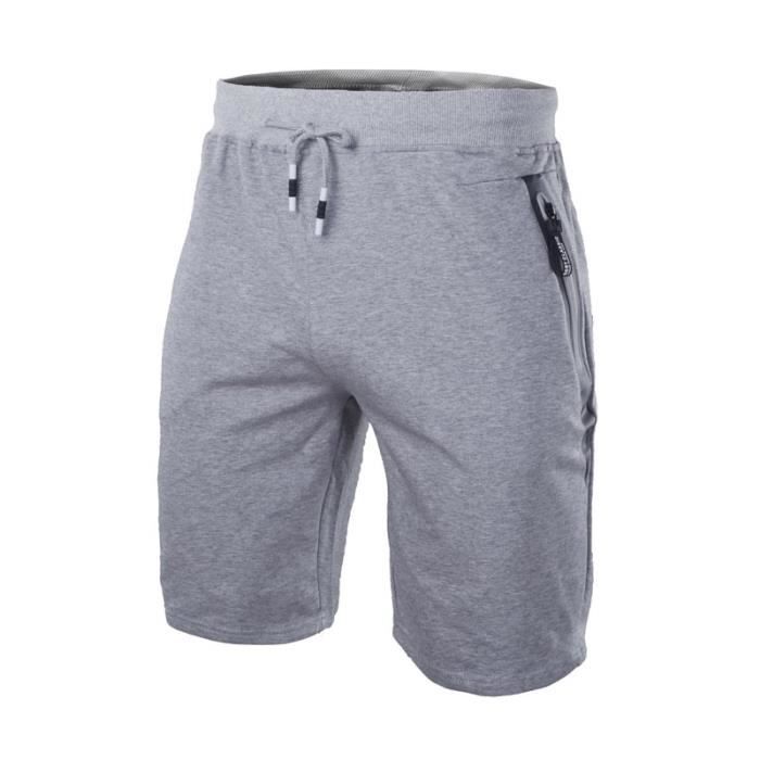 Short de Course Homme Marque Taille Elastique Poche Zippee Running