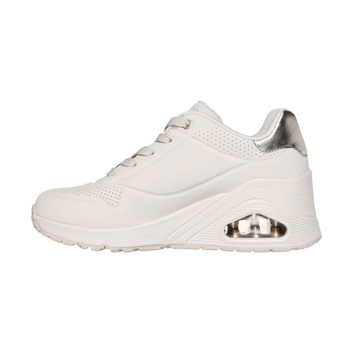 Basket à Lacets Skechers Uno Wedge - Blanc cassé Basket à Lacets Skechers Uno Wedge - Blanc cassé