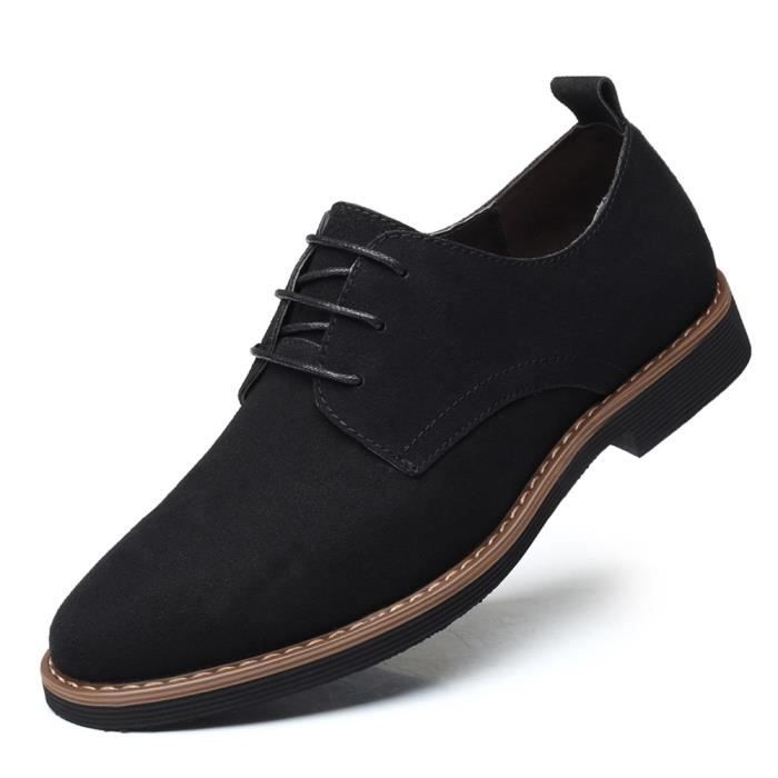 Chaussure noir cuir new arrivals homme