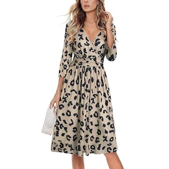 Robe longue cache coeur manche courte sales