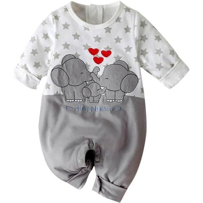 Nouveau bébé Romper Bébé Combinaison Bébé Vêtements Nouveau-né Filles  Garçons Combinaison Hiver Automne