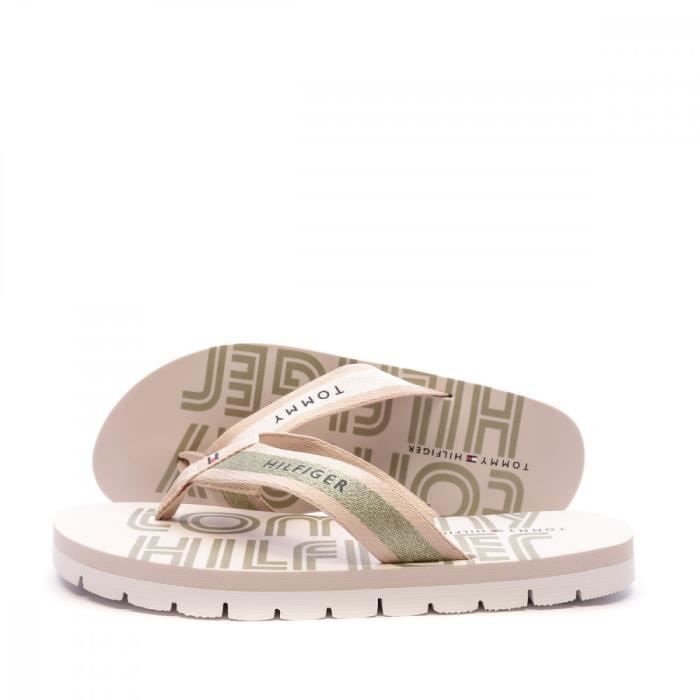 Tongs Rose Femme Tommy Hilfiger Beach Flip Flops Cdiscount Sport