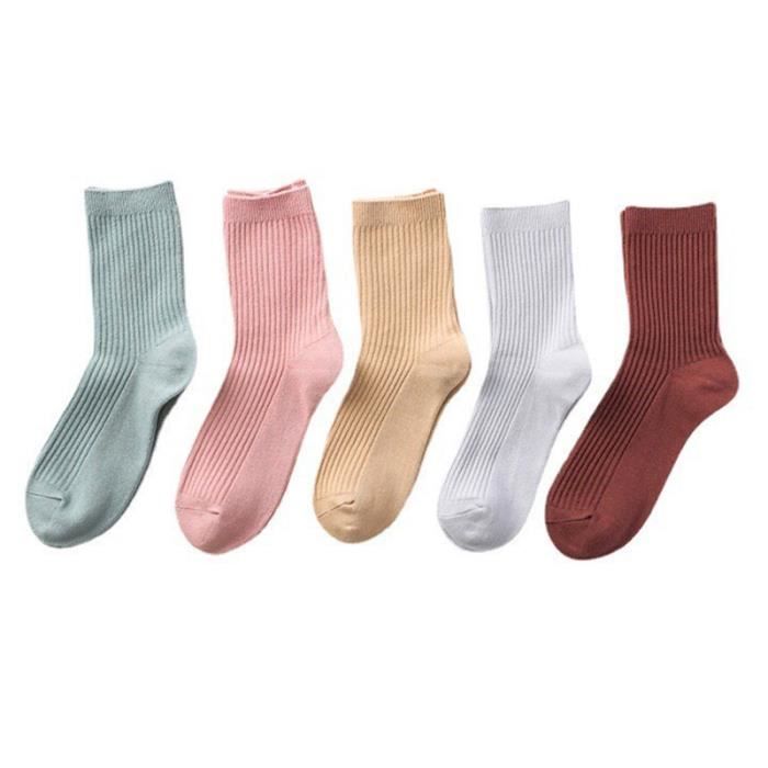 Chaussettes couleur sale femme