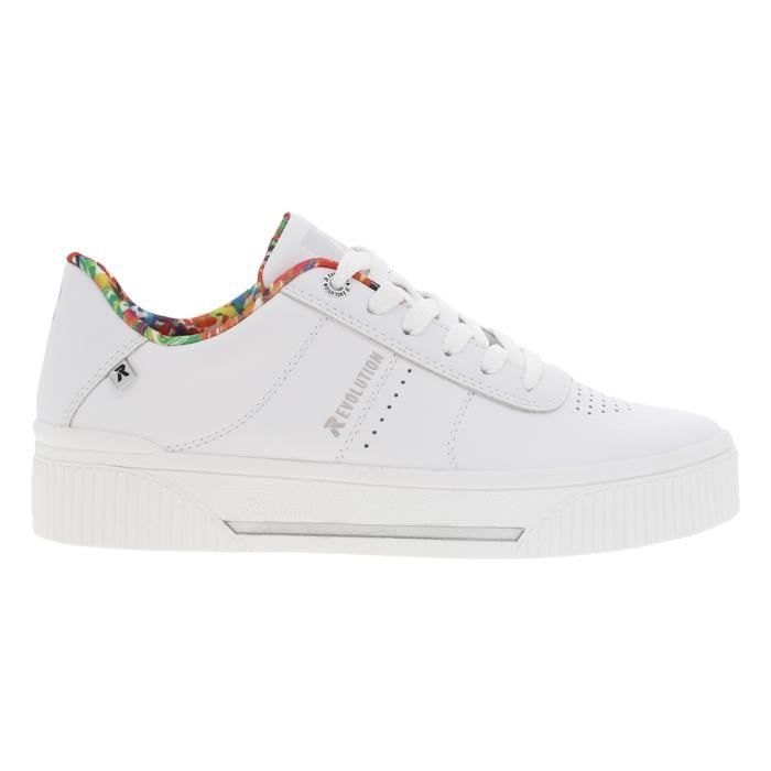 Rieker Baskets basses plateforme Rieker® R-Evolution blanc - RIEKER - Femme - Lacets