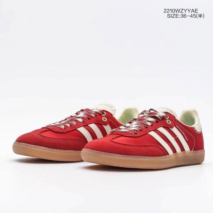 Wales Bonner x Adidas Originals Samba classique retro Casual chaussures hommes femmes meme rouge. Couleurs multiples Cdiscount Chaussures