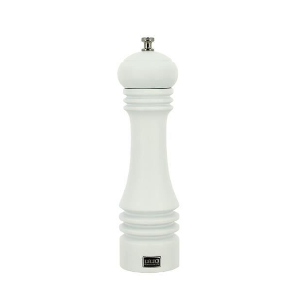 Marbre Bol Avec Bois Couvercle petit épices condiment Sel Poivre Cuisine Gris//Blanc