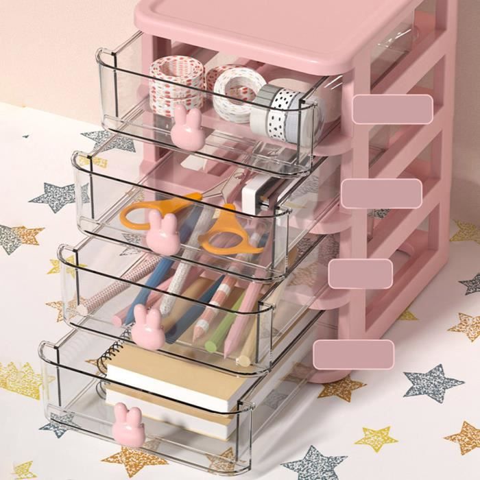 Organisateur De Tiroirs Homgoday - 16 Tiroirs Transparents - 52x16x37 Cm - Rangement Petites Pièces