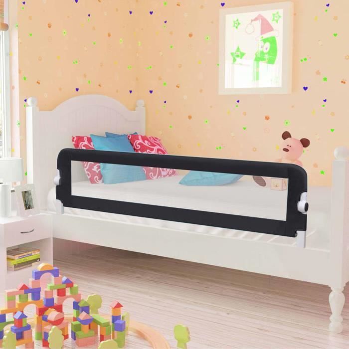 Barriere De De Securite De Lit Enfant Gris 150x42 Cm Polyester Cdiscount Puericulture Eveil Bebe
