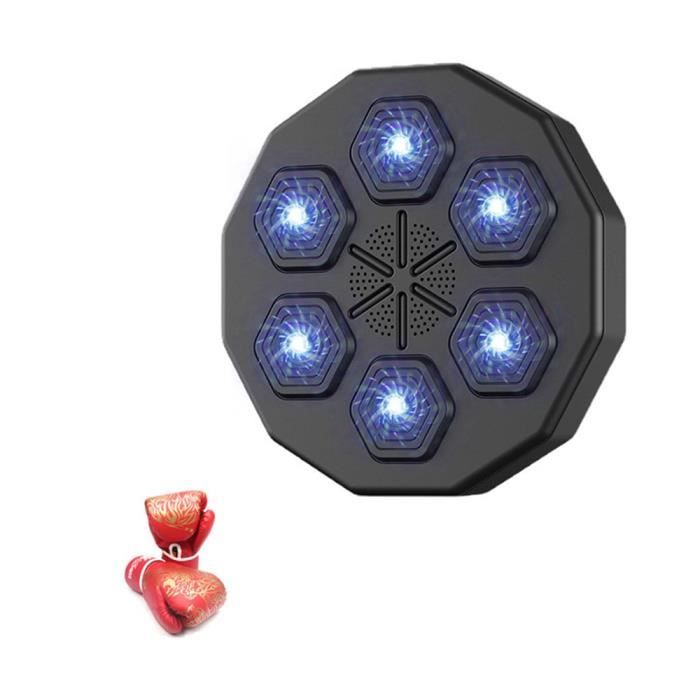 Macchina Da Boxe Musicale Bluetooth - Con Luci LED, Guanti E 3 Livelli Velocit&agrave;, Regalo Per Bambini