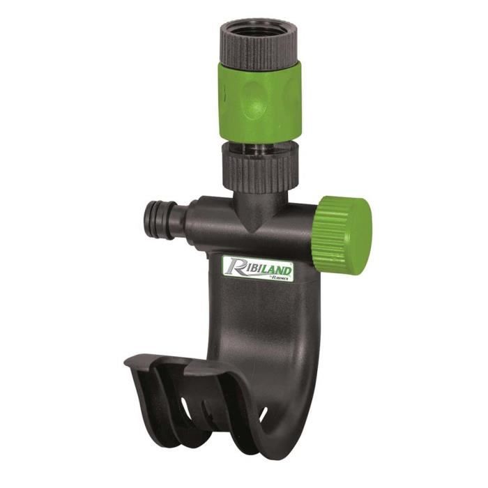 Support robinet pour tuyau d'arrosage avec raccord - PRA-DV.9113 - RIBIMEX