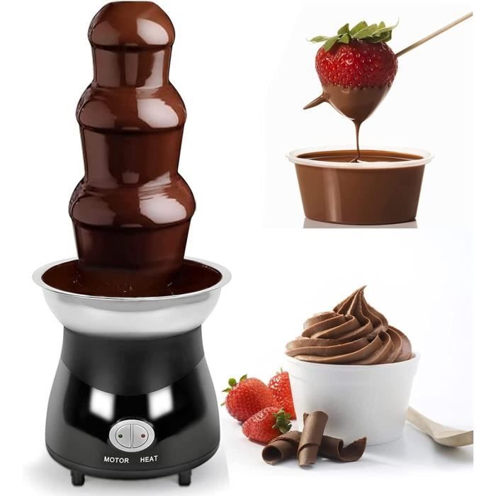 Mini Fontaine à Chocolat, Fontaine à Chocolat Compacte Portable Multi-Usage Prise EU 220V pour Cadeaux