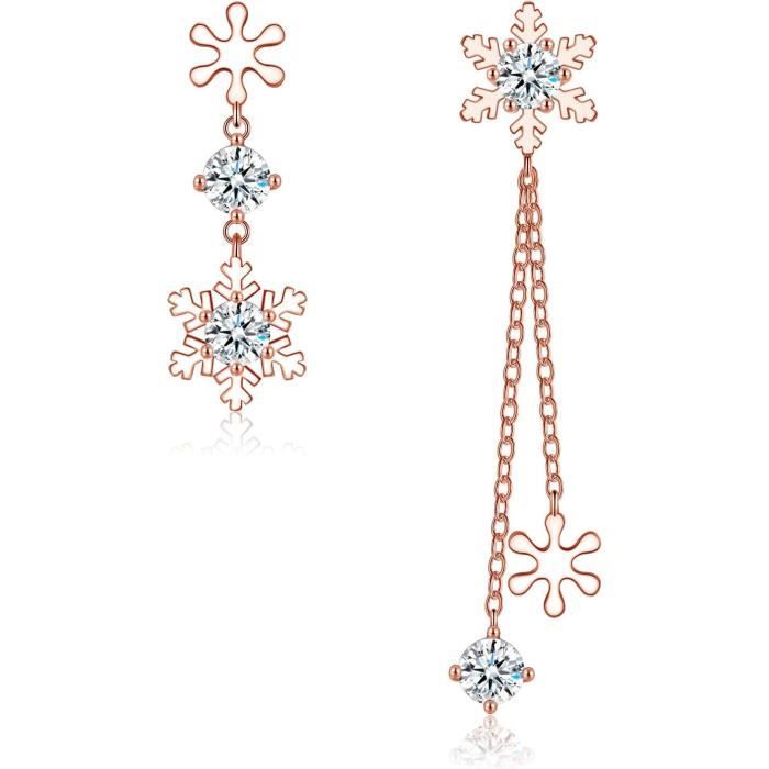 Boucles D'oreilles Pendantes Lune Croissante Argent Sterling 925 - Neuf Avec étiquettes